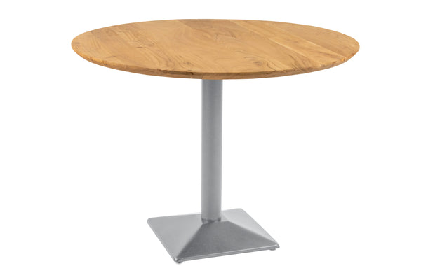 #akazienaturfarben #100x100 #säulen-gestelleckigsilber