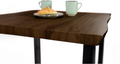 #holznussbaum-optik #schalenstuhlschwarz