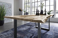 #naturfarben #220x100 #u-gestellsilber