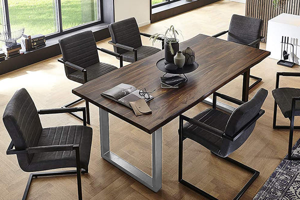 #wengefarben #140x85 #u-gestellsilber