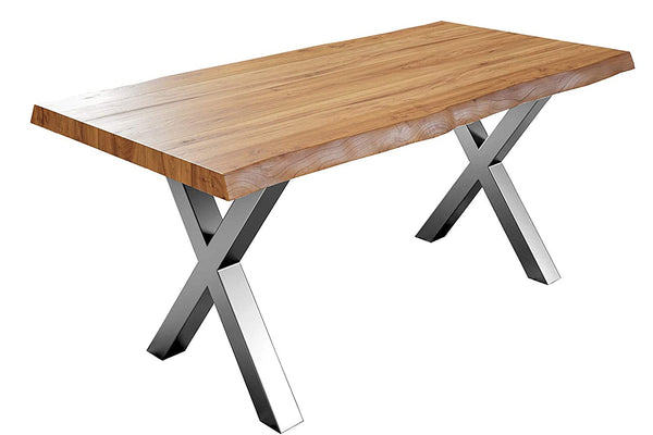 #naturfarben #180x90 #x-gestellsilber