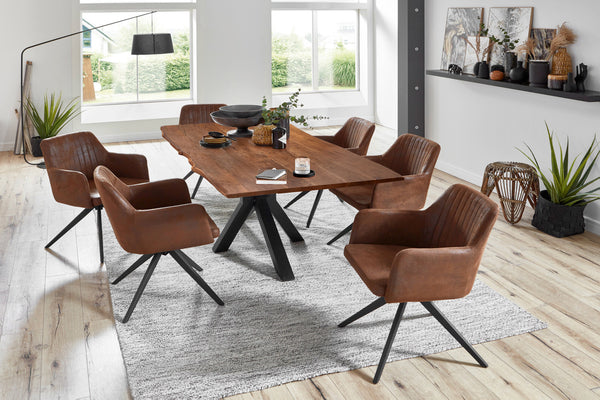 #nussbaumfarben #240x100 #spider-gestellschwarz
