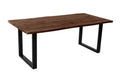 #holznussbaum-optik #200x100 #schalenstuhlweiß