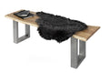 #naturfarben #160cm #u-gestellsilber