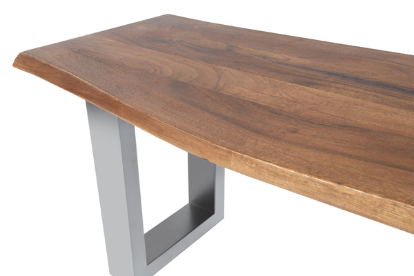 #nussbaumfarben #140cm #u-gestellsilber