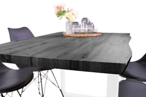 #graufarben #140x80 #u-gestellweiß