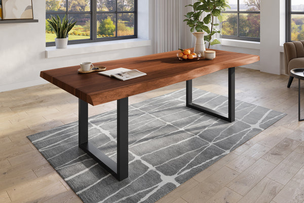 #nussbaumfarben #240x120 #u-gestellschwarz