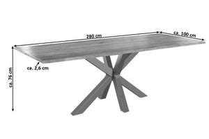 #naturfarben #280x100 #spider-gestellsilber
