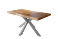 #akazienaturfarben #120x80 #spider-gestellsilber