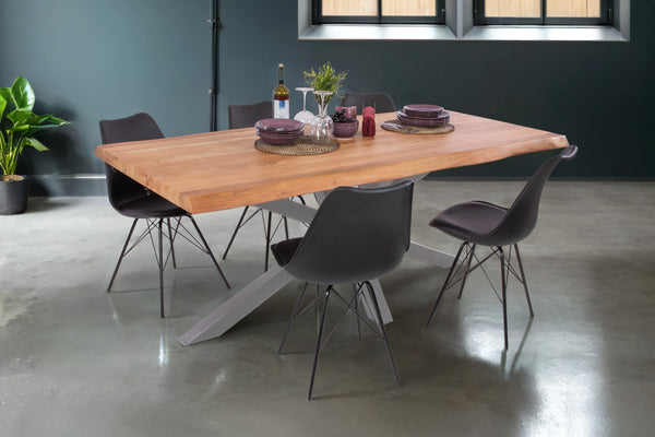 #naturfarben #160(260)x90 #spider-gestellsilber