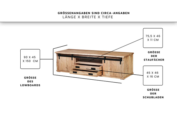 #180x55 #lowboard