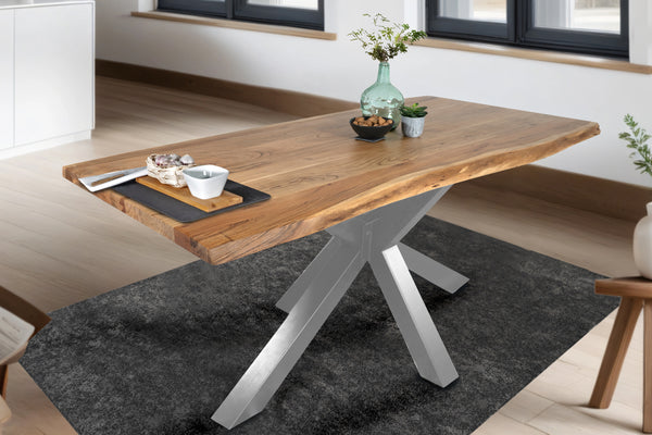 #naturfarben #220x100 #spider-gestellsilber