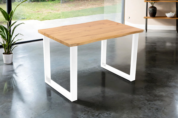 #wildeichenfarben #140x80 #u-gestellweiß