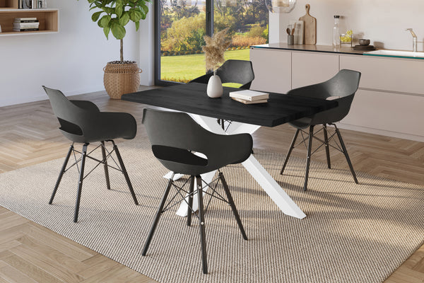 #holzgrau-optik #160x85 #spider-gestellweiß