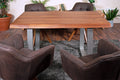 #akazienussbaumfarben #220x100 #u-gestellsilber