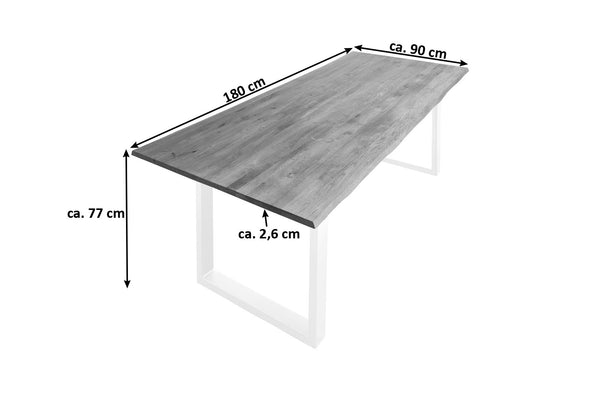 #180x90 #u-gestellweiß
