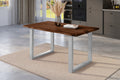 #nussbaumfarben #160x85 #u-gestellsilber