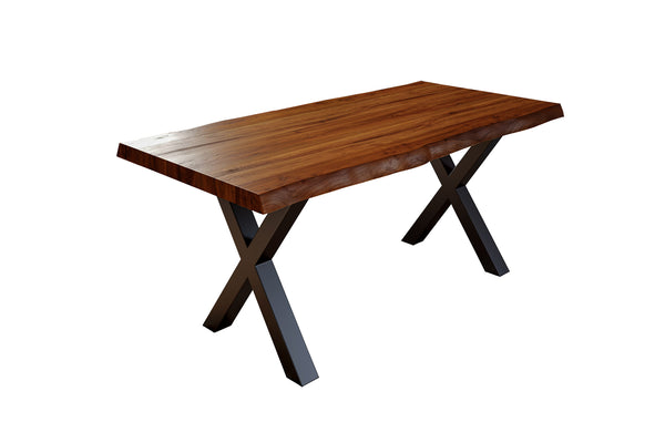 #nussbaumfarben #280x100 #x-gestellschwarz