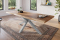 #akazienaturfarben #260x100 #spider-gestellsilber