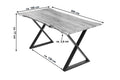 #naturfarben #200x100 #x-gestellschwarz