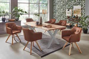 #naturfarben #240x100 #x-gestellsilber