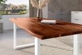 #nussbaumfarben #240x100 #u-gestellweiß