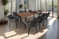#nussbaumfarben #280x100 #u-gestellschwarz