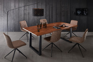 #nougatfarben #220x100 #u-gestellschwarz