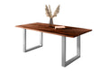 #nussbaumfarben #240x100 #u-gestellsilber