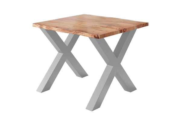 #naturfarben #80x80 #x-gestellsilber