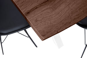 #nussbaumfarben #140x80 #x-gestellweiß