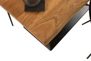 #akazienaturfarben #100x60 #säulen-gestellschwarz