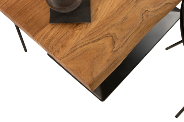 #akazienaturfarben #100x60 #säulen-gestellschwarz