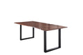 #nussbaumfarben #220x100 #u-gestellschwarz