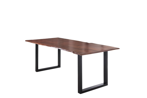 #nussbaumfarben #220x100 #u-gestellschwarz