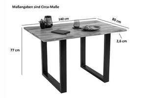 #140x80 #u-gestellschwarz
