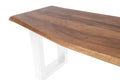 #nussbaumfarben #140cm #u-gestellweiß
