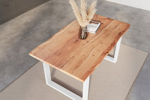 #naturfarben #160x85 #u-gestellweiß
