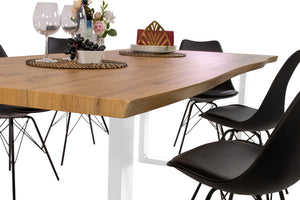 #wildeichenfarben #240x100 #u-gestellweiß