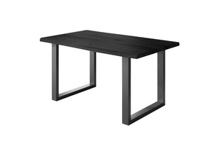 #holzgrau-optik #140x80 #u-gestellschwarz