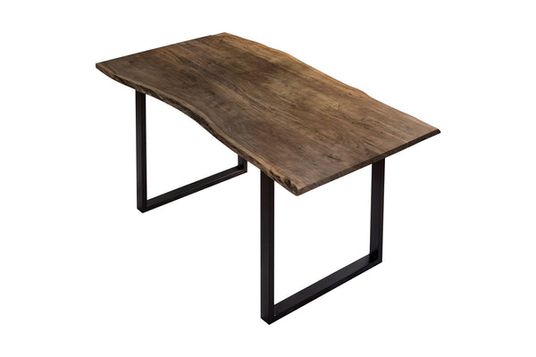 #nussbaumfarben #140x75 #u-gestellschwarz