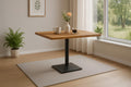 #akazienaturfarben #80x60 #säulen-gestelleckigschwarz