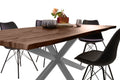 #nussbaumfarben #200x100 #spider-gestellsilber