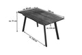 #nussbaumfarben #180x90 #vierfuß-gestellschwarz