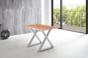 #naturfarben #120x80 #x-gestellsilber
