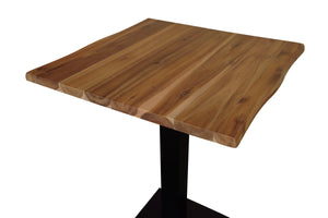 #akaziehonigfarben #60x60 #säulen-gestelleckigschwarz