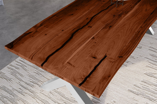 #nussbaumfarben #280x100 #x-gestellschwarz