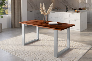 #nussbaumfarben #120x80 #u-gestellsilber
