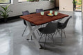 #nussbaumfarben #140x80 #x-gestellsilber