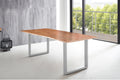 #naturfarben #220x100 #u-gestellsilber